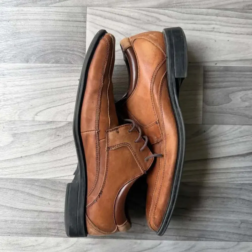 Dockers Brown Leather Oxford Dress Shoes